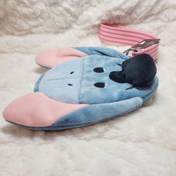 Bioworld Disney Winnie the Pooh Eeyore Figural Coin Purse Wristlet Plush New OOS - Picture 8 of 11